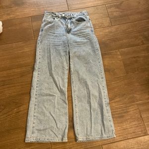 Wide leg jeans